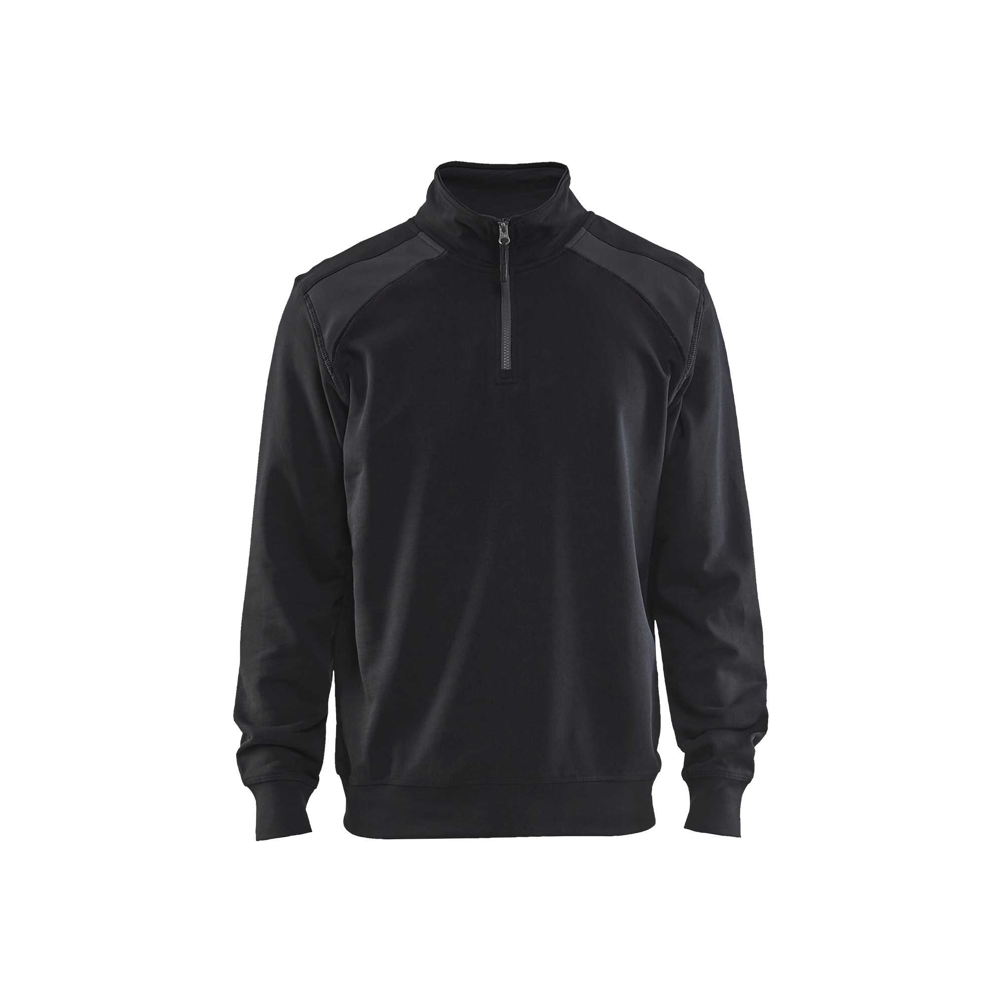 BLAKLADER 33531158 Half Zip 2 Tone Sweatshirt Work Sweatshirt MEN - 100% Cotton